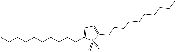 Thiophene, 2,5-didecyl-, 1,1-dioxide