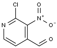 4-Pyridinecarboxaldehyde, 2-chloro-3-nitro- Structure