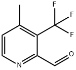 4-Methyl-3-(trifluoromethyl)pyridine-2-carboxaldehyde Structure