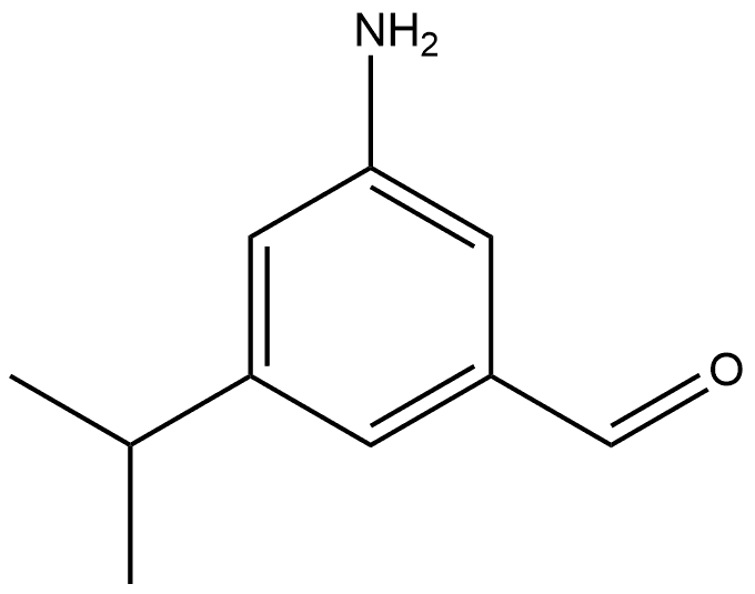 3-Amino-5-(1-methylethyl)benzaldehyde Structure