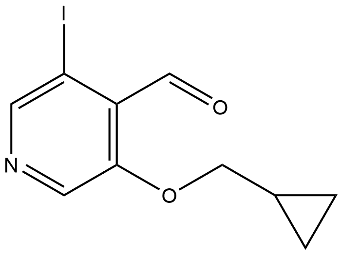 1289136-94-2 3-(Cyclopropylmethoxy)-5-iodo-4-pyridinecarboxaldehyde