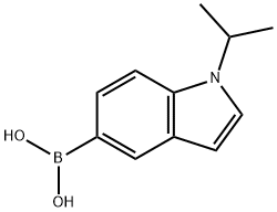 (1-异丙基吲哚-5-基)硼酸, 1289141-89-4, 结构式