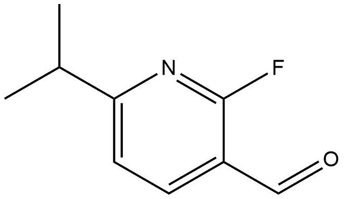 2-fluoro-6-isopropylnicotinaldehyde Structure