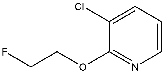 3-Chloro-2-(2-fluoroethoxy)pyridine Structure