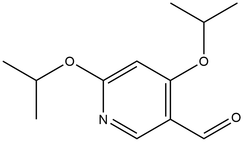 1289149-63-8 4,6-Bis(1-methylethoxy)-3-pyridinecarboxaldehyde