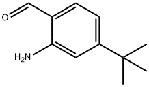 Benzaldehyde, 2-amino-4-(1,1-dimethylethyl)- Structure