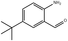 Benzaldehyde, 2-amino-5-(1,1-dimethylethyl)- Structure