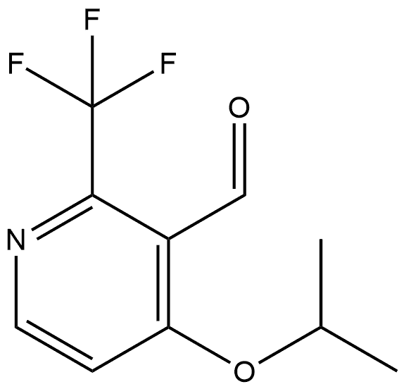 4-(1-Methylethoxy)-2-(trifluoromethyl)-3-pyridinecarboxaldehyde Structure