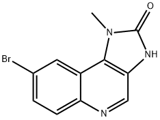 8-Bromo-1-methyl-1H-imidazo[4,5-c]quinolin-2(3H)-one Struktur