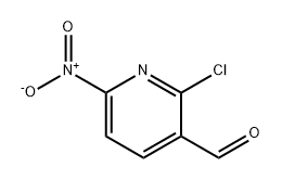 2-氯-6-硝基烟醛 结构式