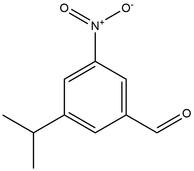 3-(1-Methylethyl)-5-nitrobenzaldehyde Structure