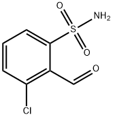 3-Chloro-2-formylbenzenesulfonamide 化学構造式