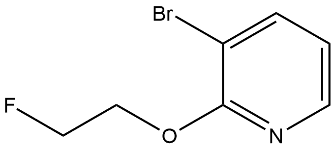 3-Bromo-2-(2-fluoroethoxy)pyridine Struktur