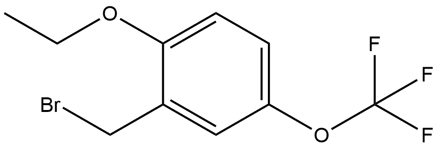 2-(Bromomethyl)-1-ethoxy-4-(trifluoromethoxy)benzene,1289648-08-3,结构式