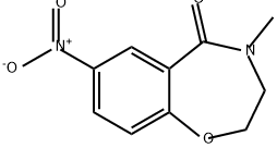 1,4-Benzoxazepin-5(2H)-one, 3,4-dihydro-4-methyl-7-nitro- Structure