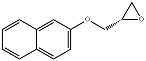 Oxirane, 2-[(2-naphthalenyloxy)methyl]-, (2S)- Structure