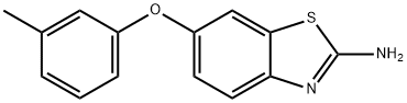 2-Benzothiazolamine, 6-(3-methylphenoxy)-