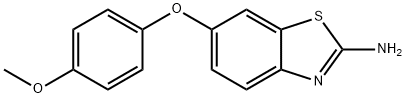 2-Benzothiazolamine, 6-(4-methoxyphenoxy)-