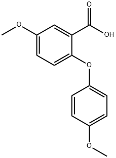 Benzoic acid, 5-methoxy-2-(4-methoxyphenoxy)-