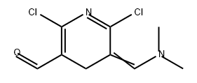 3-Pyridinecarboxaldehyde, 2,6-dichloro-5-[(dimethylamino)methylene]-4,5-dihydro-