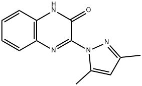 3-(3,5'-二甲基吡唑-1-基)-2(1H)-喹噁唔酮,129227-36-7,结构式