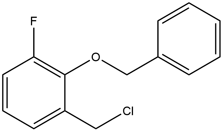 1-(Chloromethyl)-3-fluoro-2-(phenylmethoxy)benzene Structure