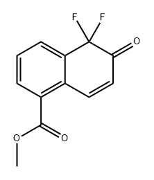 1-Naphthalenecarboxylic acid, 5,5-difluoro-5,6-dihydro-6-oxo-, methyl ester|