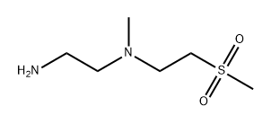 N1-甲基-N1-(2-(甲基磺酰基)乙基)乙烷-1,2-二胺,1292994-54-7,结构式