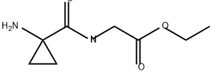 Glycine, N-[(1-aminocyclopropyl)carbonyl]-, ethyl ester Structure