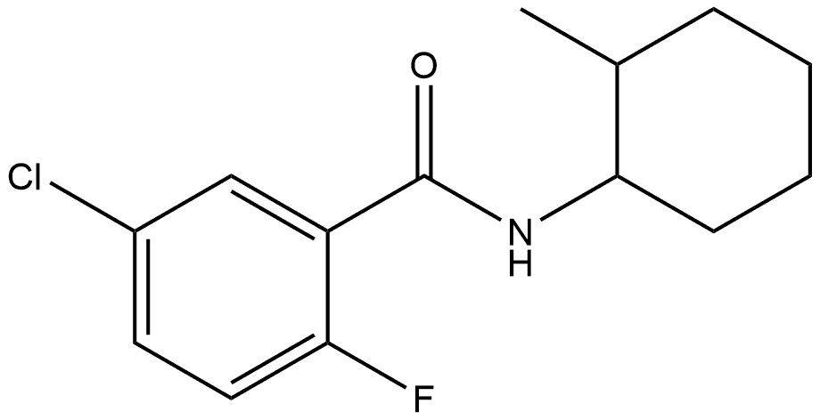 5-Chloro-2-fluoro-N-(2-methylcyclohexyl)benzamide|