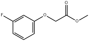 Acetic acid, 2-(3-fluorophenoxy)-, methyl ester Structure