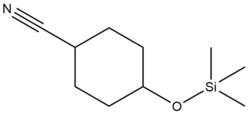 4-[(Trimethylsilyl)oxy]cyclohexanecarbonitrile,129372-23-2,结构式