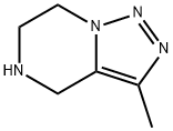 [1,2,3]Triazolo[1,5-a]pyrazine, 4,5,6,7-tetrahydro-3-methyl- Struktur