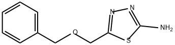 5-Benzyloxymethyl-[1,3,4]thiadiazol-2-ylamine Struktur