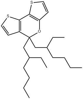 5H-Dithieno[3,2-b:2',3'-d]pyran, 5,5-bis(2-ethylhexyl)- 结构式