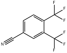 3,4-Bis(trifluoromethyl)benzonitrile Structure