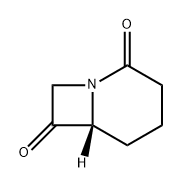 1-Azabicyclo[4.2.0]octane-2,7-dione, (6R)- Struktur