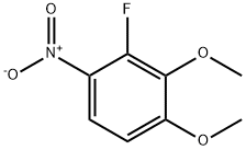 Benzene, 2-fluoro-3,4-dimethoxy-1-nitro- 化学構造式