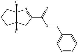 Cyclopenta[b]pyrrole-2-carboxylic acid, 3,3a,4,5,6,6a-hexahydro-, phenylmethyl ester, (3aS,6aS)- Structure