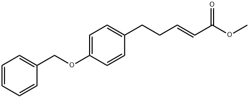 2-Pentenoic acid, 5-[4-(phenylmethoxy)phenyl]-, methyl ester, (E)- (9CI)