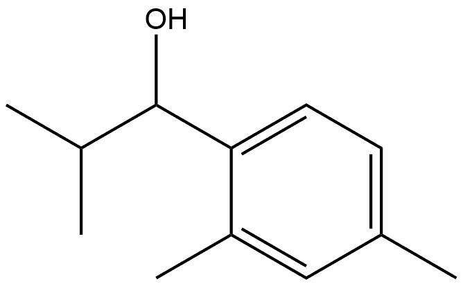 1-(2,4-dimethylphenyl)-2-methylpropan-1-ol Structure
