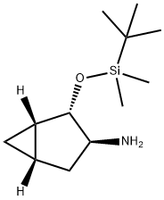 (1S,2S,3S,5S)-2-((叔丁基二甲基硅基)氧)双环[3.1.0]己烷-3-胺, 1297139-32-2, 结构式