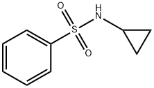 N-环丙基苯磺酰胺, 129716-35-4, 结构式