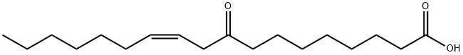 11-Octadecenoic acid, 9-oxo-, (Z)- (9CI) Struktur