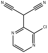 Propanedinitrile, 2-(3-chloro-2-pyrazinyl)- Structure