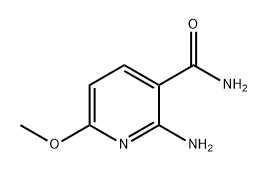 3-Pyridinecarboxamide, 2-amino-6-methoxy- Structure