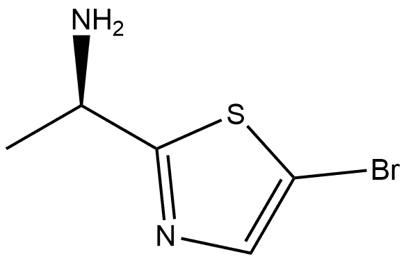 2-Thiazolemethanamine, 5-bromo-α-methyl-, (αR)-|(R)-1-(5-溴噻唑-2-基)乙-1-胺