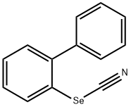 Selenocyanic acid, [1,1'-biphenyl]-2-yl ester Struktur