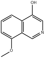 4-Isoquinolinol, 8-methoxy-,129959-10-0,结构式