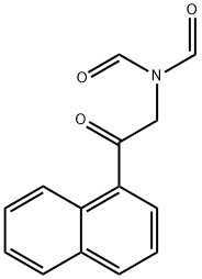 Formamide, N-formyl-N-[2-(1-naphthalenyl)-2-oxoethyl]- Structure